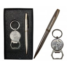 UT-27 PEN & FIFTY YEAR CALENDAR KEY RING WITH OPENER